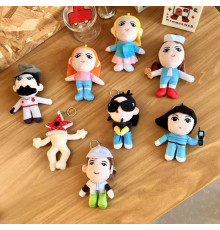 Брелок м’яка іграшка чібі стиль 006 15 см (12 шт/упак)