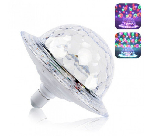 Лампа в патрон 220V тарелка-сфера BT (RD-7202) (20 шт/ящ)