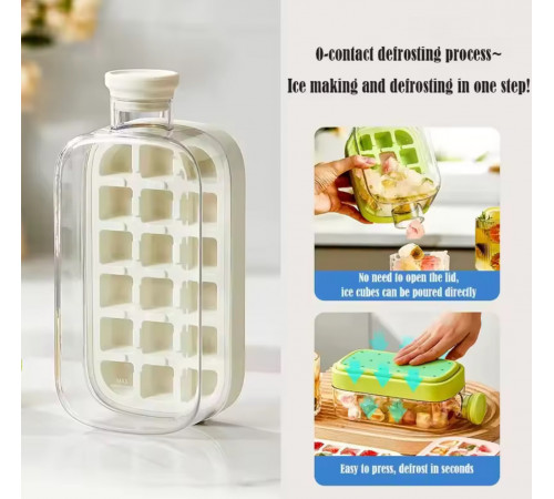 Лоток для кубиків льоду з кришкою новинка 2025 Curling LY-942 (100)