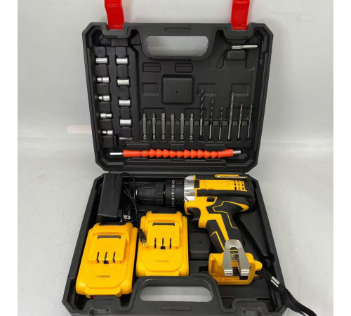 ШУРУПОВЕРТ Набір інструментів слюсарного ЖОВТИЙ 24W НОВИЙ NEW -Electric drill код3930 (10)