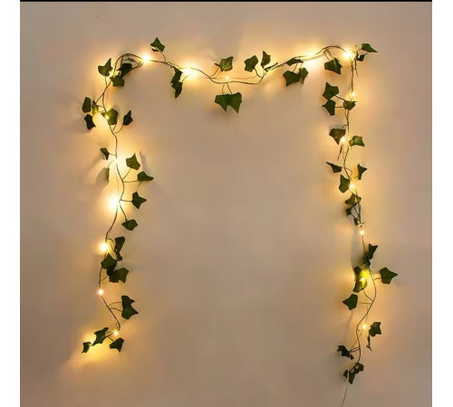 Гірлянда ЗЕЛЕНИЙ ПЛЮЩ 2,40*50 ТЕПЛИЙ SF-54 КОД 3589 (200)