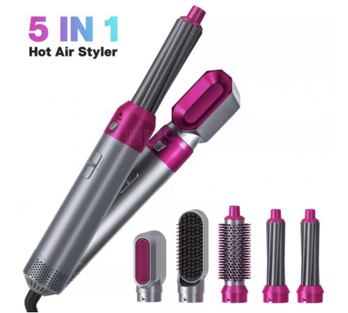 СТАЙЛЕР Електрична щітка для волосся 5 в 1 Hot AIR Styler У КОРОБЦІ (30)