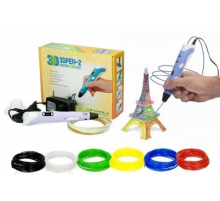 3d ручка рожева,жовта, фіолетовий берюза (50)