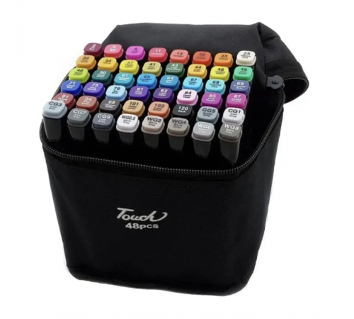 Маркери 48 Набір маркерів для скетчингу touch, 48 кольорів (25) та (30)