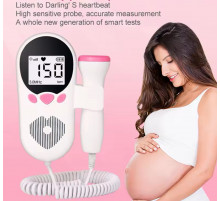 Допплер 3.0 МГц для прослуховування серця плода/Цв.: Рожевий Fetal heart rate detectorXL-1311 (60)100