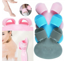 Силіконова щітка для душу * МЕГА МЕГА Чистюля * LY-438 (40)