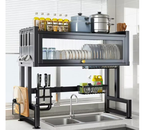 Кухонний Стелаж -Сушарка Для Посуду Органайзер kitchenware -9 RM-23-2 65cм (1)