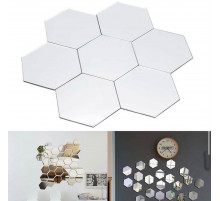 Дзеркальні Елементи Для декору, наклейка настінна 46*40*23 18768-1 (1000)