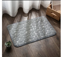 Супервбираючий килимок для душу та ванни нековзний килим 40*60 Сірий беж кор 521-2331 (100)