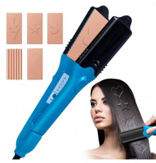 Випрямляч щипці для волосся з 5 затискачів+ рукавичка плойка з 360 шнуром HAIR STYL XL-619 (30)