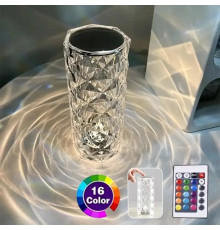 Кришталева Лампа Кристал сенсорна кольорова USB Перезаряджається 463 (50)