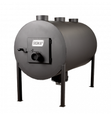 Дровяная печь буржуйка Экожар (ранее «Брест») Про 1000 Плюс комплект с вентилятором