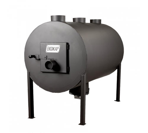 Дровяная печь буржуйка Экожар (ранее «Брест») Про 1000 Плюс комплект с вентилятором