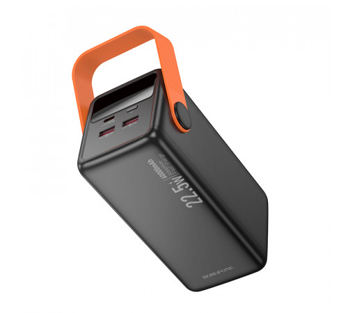 Зовнішній акумулятор BOROFONE BJ66B Magnifico 22.5W+PD20W fully compatible power bank (60000mAh) Black (6941991115165)