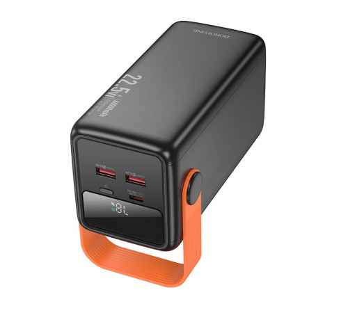 Зовнішній акумулятор BOROFONE BJ66B Magnifico 22.5W+PD20W fully compatible power bank (60000mAh) Black (6941991115165)