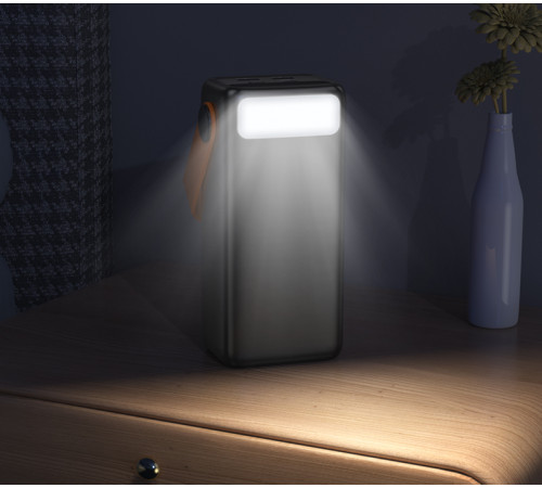 Зовнішній акумулятор BOROFONE BJ66 Magnifico 22.5W+PD20W fully compatible power bank (40000mAh) Black (6941991115141)