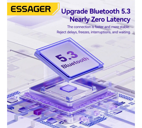Бездротові навушники TWS ESSAGER Shining SL02 White (EEJTW-SL02)