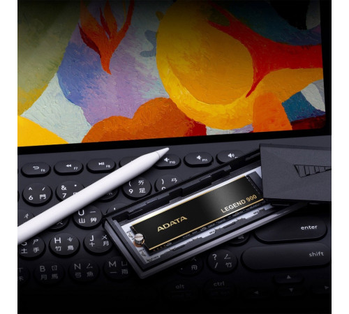 Накопичувач SSD M.2 ADATA LEGEND 900 512GB 2280 PCIe Gen 4x4 3D NAND Read/Write: 6200/2300 MB/sec (SLEG-900-512GCS)