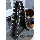 Гантельный ряд RN-Sport BLACK 1-10 кг со стойкой