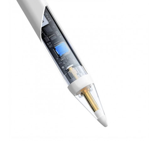 Стилус Baseus Smooth Writing 2 Stylus with LED Indicators Wireless Version Moon White (USB-C Cable and Active Pen Tip Included) (P80015802213-03)
