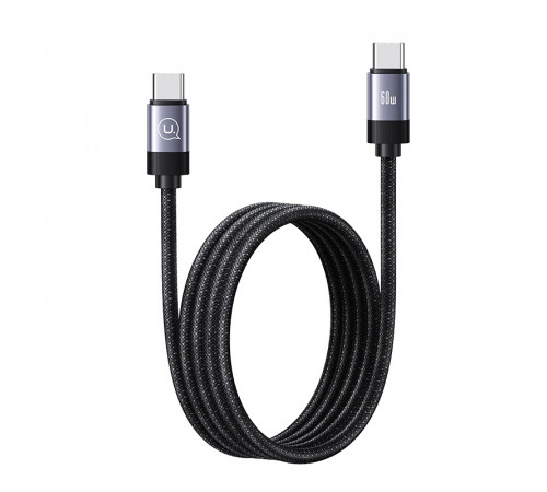 Кабель Usams US-SJ704 60W Magnetic Data Cable Type-C To Type-C-Rui Series 1m tarnish (SJ704USB01)