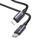 Кабель Usams US-SJ679 Type-C To Lightning 30W Aluminum Alloy Fast Charging & Data Cable -Sufeng Series tarnish 0.25m (SJ679USB01)