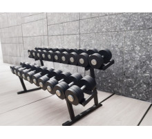 Гантельный ряд 12 кг - 30 кг RN-Sport (Крашенный)