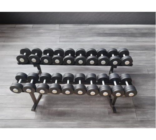 Гантельный ряд 12 кг - 30 кг RN-Sport (Крашенный)
