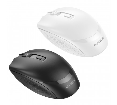 Маніпулятор миша BOROFONE BG7 Platinum 2.4G business wireless mouse Black (6974443389982)