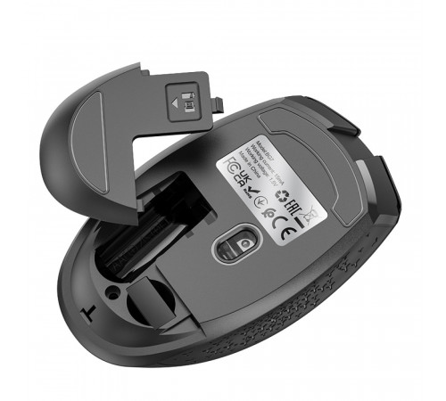 Маніпулятор миша BOROFONE BG7 Platinum 2.4G business wireless mouse Black (6974443389982)