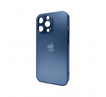 Чохол для смартфона AG Glass Matt Frame Color Logo for Apple iPhone 13 Pro Navy Blue (AGMattFrameiP13PBlue)