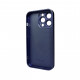 Чохол для смартфона AG Glass Matt Frame Color Logo for Apple iPhone 13 Pro Navy Blue (AGMattFrameiP13PBlue)