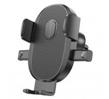 Автотримач для телефона BOROFONE BH92 Grand one-button car holder(air outlet) Black (6941991103681)