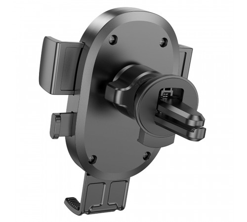 Автотримач для телефона BOROFONE BH92 Grand one-button car holder(air outlet) Black (6941991103681)