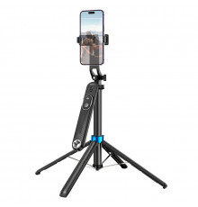 Селфі-монопод HOCO K22 Handy aluminum alloy anti-shake live broadcast holder Black (6942007623506)