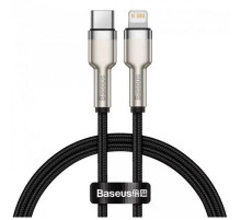 Кабель Baseus Cafule Series Metal Data Cable Type-C to iP PD 20W 0.25m Black (CATLJK-01)