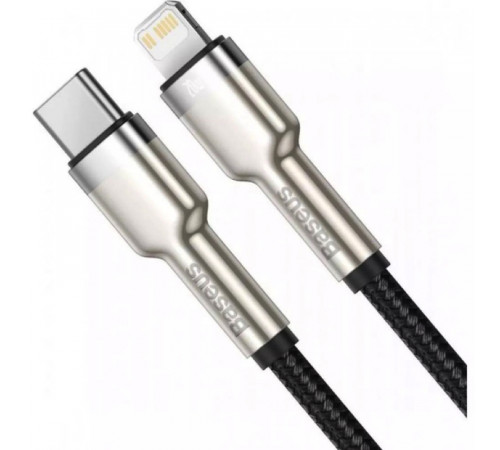 Кабель Baseus Cafule Series Metal Data Cable Type-C to iP PD 20W 0.25m Black (CATLJK-01)