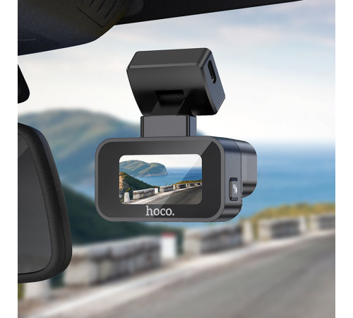 Відеореєстратор HOCO DV10 mini screen dashcam Black (6942007638630)