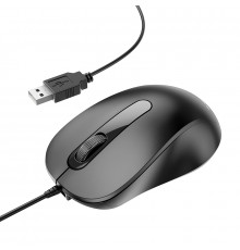 Миша BOROFONE BG4 Business wired mouse Black (6974443382976)
