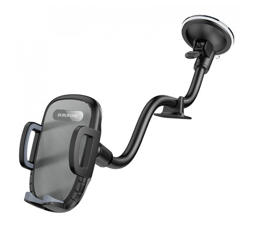 Автотримач для телефона BOROFONE BH54 Racer windshield car holder Black (6931474752895)