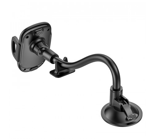 Автотримач для телефона BOROFONE BH54 Racer windshield car holder Black (6931474752895)