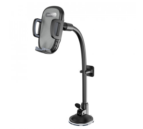 Автотримач для телефона BOROFONE BH54 Racer windshield car holder Black (6931474752895)
