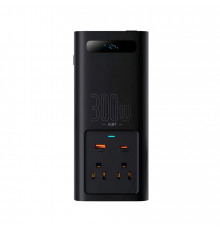 Автомобільний інвертор для електросамокатів Baseus IGBT Power Inverter 300W (110V US/JP ) Black + перехідник (CGNB010001)
