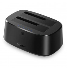 Док-станція UGREEN CM198 USB 3.0 to SATA Dual-Bay Hard Drive Duplicator/Cloner EU (UGR-50857) (UGR-50857)