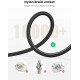 Аудіокабель UGREEN AV112 3.5mm Male to 3.5mm Male Cable Gold Plated Metal Case with Braid 1m (Black)(UGR-50361) (UGR-50361)