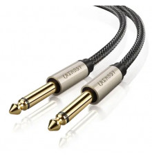 Аудіокабель UGREEN AV128 6.5mm  Male to Male Audio Cable Gray 2m(UGR-10638) (UGR-10638)