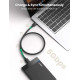 Кабель UGREEN US130 USB 3.0 A Male to Micro USB 3.0 Male Cable 0.5m (Black)(UGR-10840) (UGR-10840)