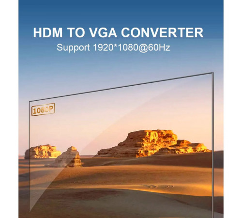 Перехідник UGREEN CM611 HDMI to VGA Adapter(UGR-90813) (UGR-90813)