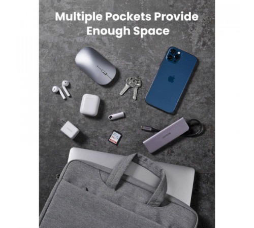 Сумка UGREEN LP437 Laptop Bag 13''-13.9'' (Gray)(UGR-20448) (UGR-20448)