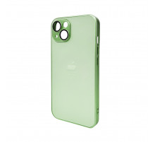 Чохол для смартфона AG Glass Matt Frame Color Logo for Apple iPhone 12 Light Green (AGMattFrameiP12LGreen)